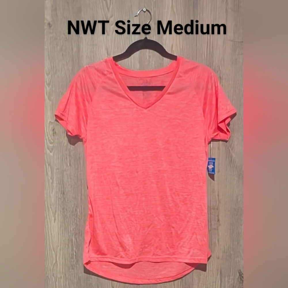 Vibrant Coral Women's Top